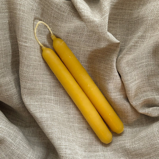 Hand-Dipped Beeswax Candles